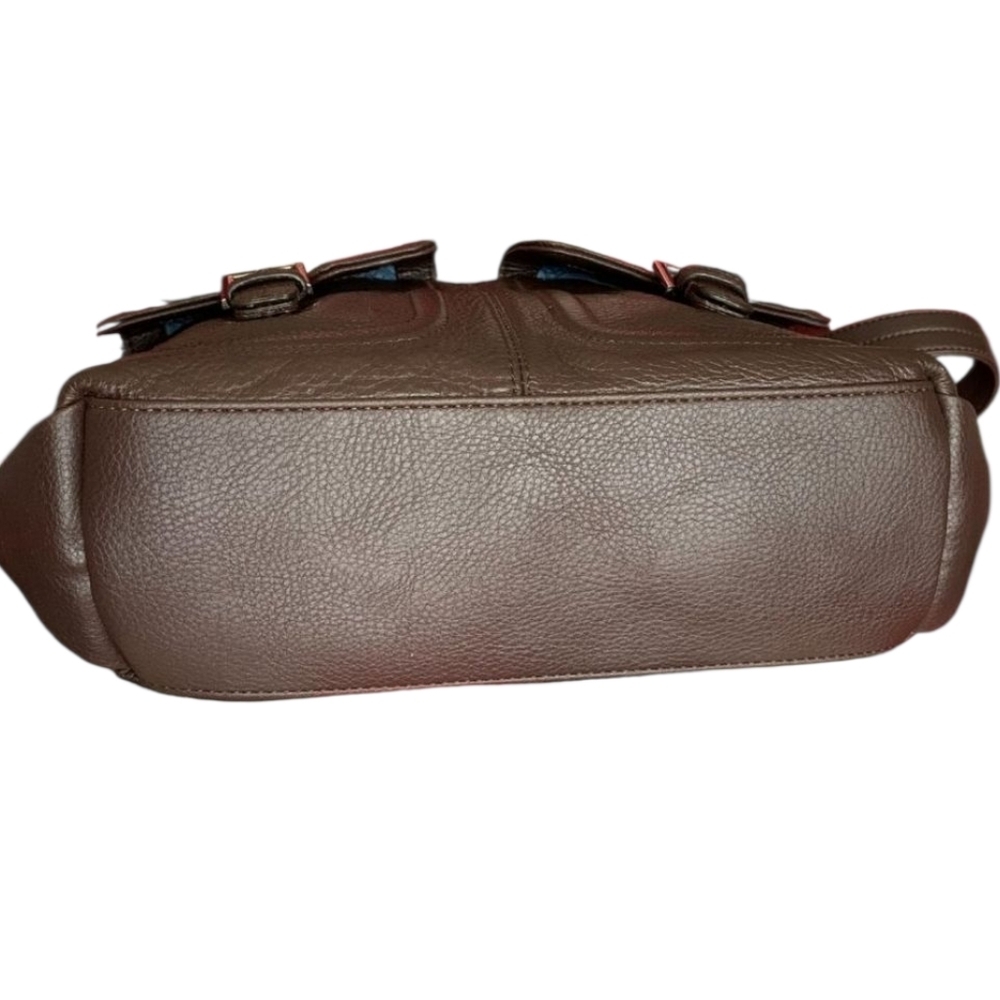 Stone & Co. Leather Shoulder Bag w/Front Pouches - Picture 7 of 10